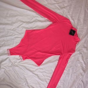 Hot pink bodysuit